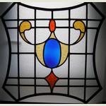 Square stained glass windows (16) from Somerset Stained Glass