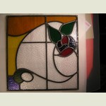 Square stained glass windows (17) from Somerset Stained Glass